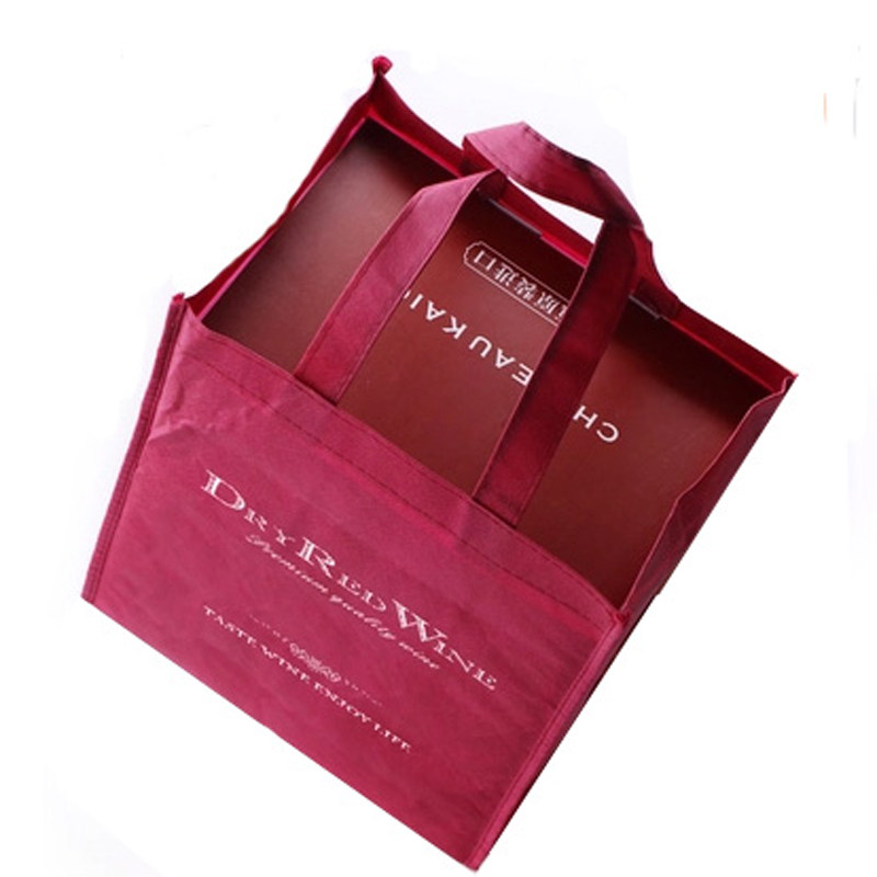 定制 红酒布袋 葡萄酒通用无纺礼品袋/塑料袋