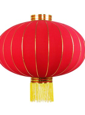 大红灯笼植绒布防水户外
