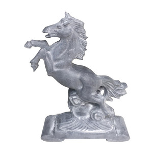 青石头马摆件石雕石刻马到成功工艺品摆件天然石材石头雕刻石马