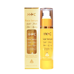 澳洲代购HealthyCare羊胎素面部金箔精华素美白保湿补水抗皱50ml