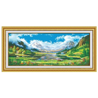 ks十字绣正品2021新款世外桃源