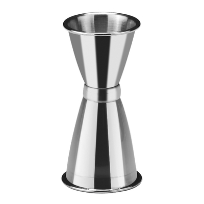 卷边不锈钢量酒器安士杯酒具吧台量杯盎司杯酒吧双头量杯调酒器