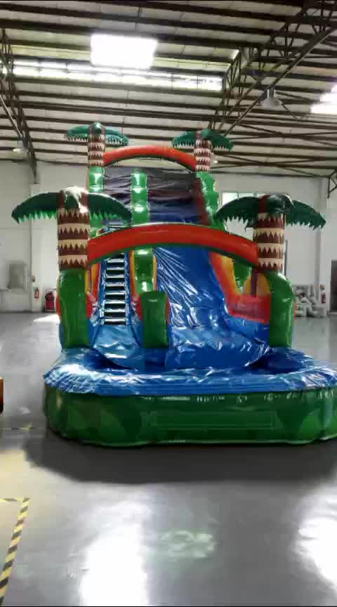 21FT (L) Commercial Grade Water Slide For Kids Adults, (Double Slide