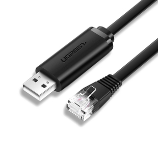 绿联CM204 USB转console调试线通用华为思科中兴锐捷路由器交换机