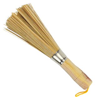 天然竹子洗锅刷 加长柄清洁刷除油神器竹刷把 刷锅不沾油洗碗刷子