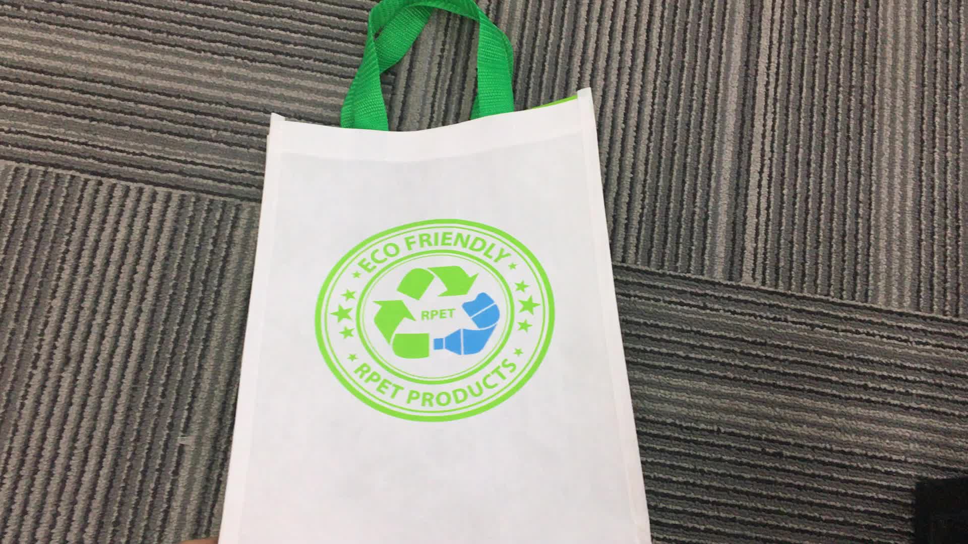 Global Recycled Standard Certificate Eco Friendly Rpet Bag From