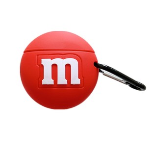 适用于airpods4保护套M豆人巧克力aipods2苹果无线蓝牙耳机套可爱卡通airpod pro二代硅胶壳ipods3保护壳情侣