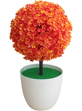 仿真植物客厅迎客松树小盆栽假花