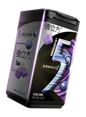 WRIGLEY/箭牌绿箭5弹立方口香糖