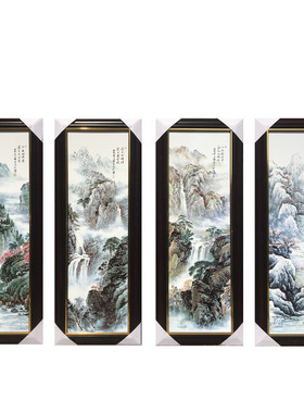 瓷板画客厅装饰画现代简约