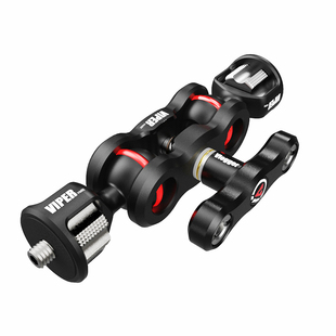 新款V2蝰蛇怪手万向支架监视器微单反蝴蝶夹相机配件魔术手陈文坚