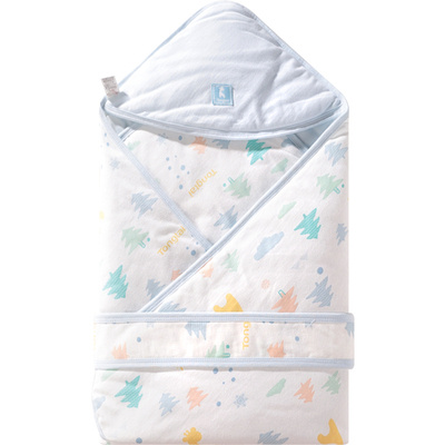 童泰婴儿包被纯棉春秋薄棉抱被新生儿全棉宝宝用品包毯襁褓被子