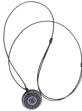 DIY订制刻字废话檀木纪念项链