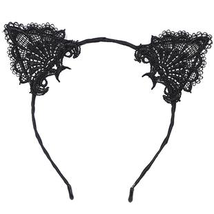 蕾丝猫耳朵发箍妈妈是超人马雅苏同款发卡头饰可爱超萌头箍发饰品