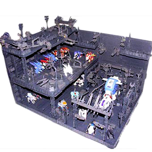 高达模型机巢格纳库场景整备架zoids 变形金刚前线基地MG HG PG