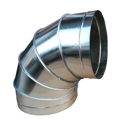 镀锌白铁皮45度90度弯头螺旋风管