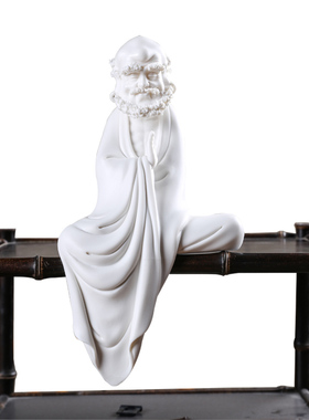 德化白瓷达摩人物佛像家居装饰