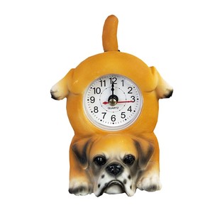 小狗摇尾巴小摆钟家居客厅卧室台钟座钟桌面钟表摆件创意新年礼物