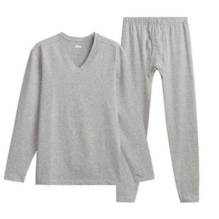 三枪秋衣秋裤男士纯棉弹力棉修身薄款长袖李晨同款保暖内衣女套装