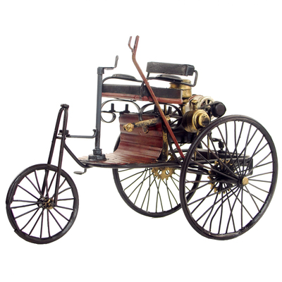 复古风1886年奔驰一号汽车模型