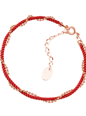 小众轻奢红绳手链女链小众设计