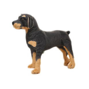仿真可爱小狗黑狼狗毛绒玩具 牧羊犬儿童创意男女生日礼物公仔