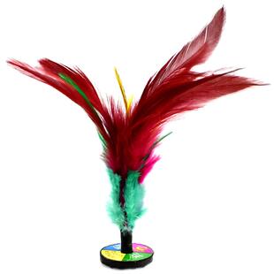 羽毛毽子高弹毽球耐踢比赛用鸡毛键儿童小学生一年级运动健身腱