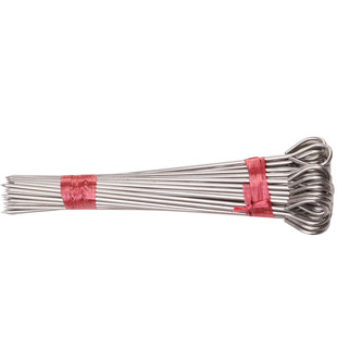 加粗不锈钢烤鸭挂钩 烤鸭炉挂钩 烤鸭钩子烧鹅双钩 鸭尾针 烤肉钩