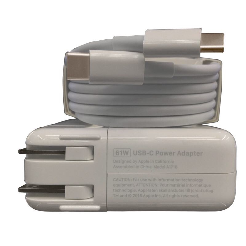 苹果mac book pro13寸A1706笔记本61W 电源适配器USB-C原厂充电头