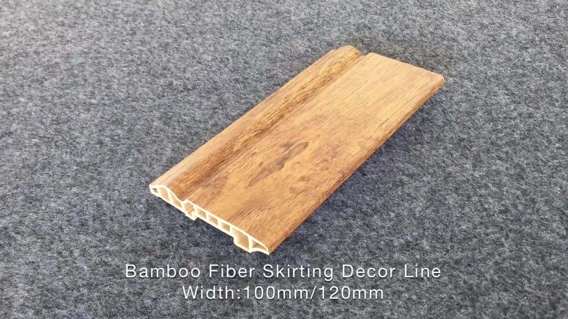 100mm Floor Baseboard Pvc Cover Skirting Board Manufacture Plastic