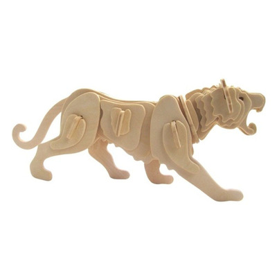 木制立体拼装模型6-10岁益智玩具