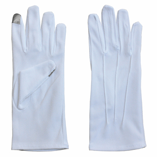 代驾白手套男女出租开车触屏点胶防滑驾驶防晒礼仪司机透气手套薄