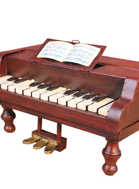 礼物复古创意电视柜钢琴工艺品