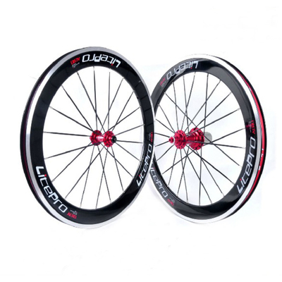 Litepro AERO S42台产大刀圈V刹轮组20 22寸406 451改p18 kbc083