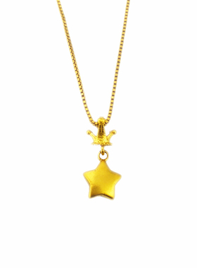 日韩风镀金不掉色项坠