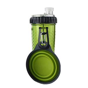 包邮 美国DEXAS 宠物狗外出水壶水瓶户外饮水便携水杯折叠碗