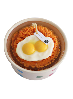 包邮MVXIM STUDIO原创鸡蛋泡面香薰蜡烛生日婚庆七夕礼物家居装饰