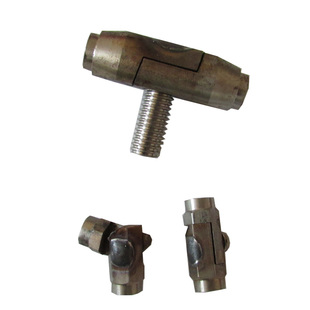 钓鱼抄网头配件接头自制螺丝8mm通用实心折叠抄网头不锈钢连接器