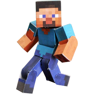 我的世界周边末影龙 凋零骷髅 恶魂 立体纸模型手工DIY玩具摆件