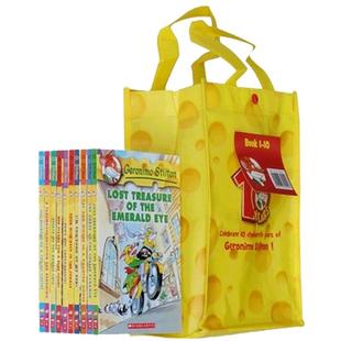 老鼠记者1-10册英文原版 Geronimo Stilton全彩漫画 学乐分级阅读 儿童探险小说章节桥梁书7-10岁 美国小学读物【中商原版】