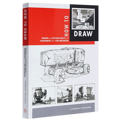 预售 How to Draw 进口艺术 产品概念手绘教程 Scott Robertson 国际工业设计教程产品设计透视教学【中商原版】