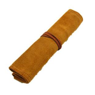 牛八斗文玩猪鬃刷子包毛刷收纳核桃金刚菩提野猪鬃刷套装牛皮笔袋