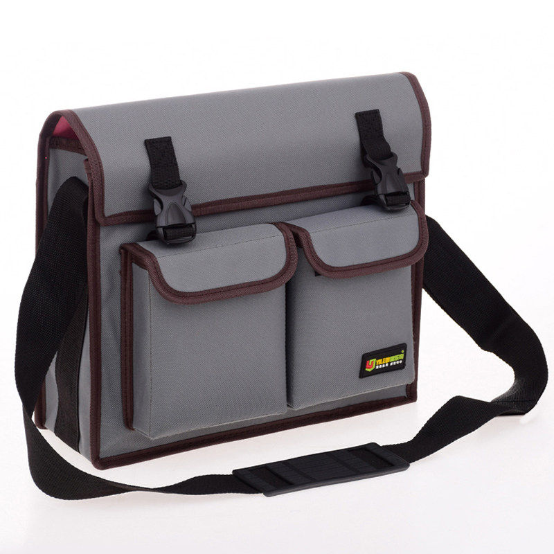 工具包 多功能 维修电工帆布劳保单肩五金家电斜挎包耐磨防水加厚