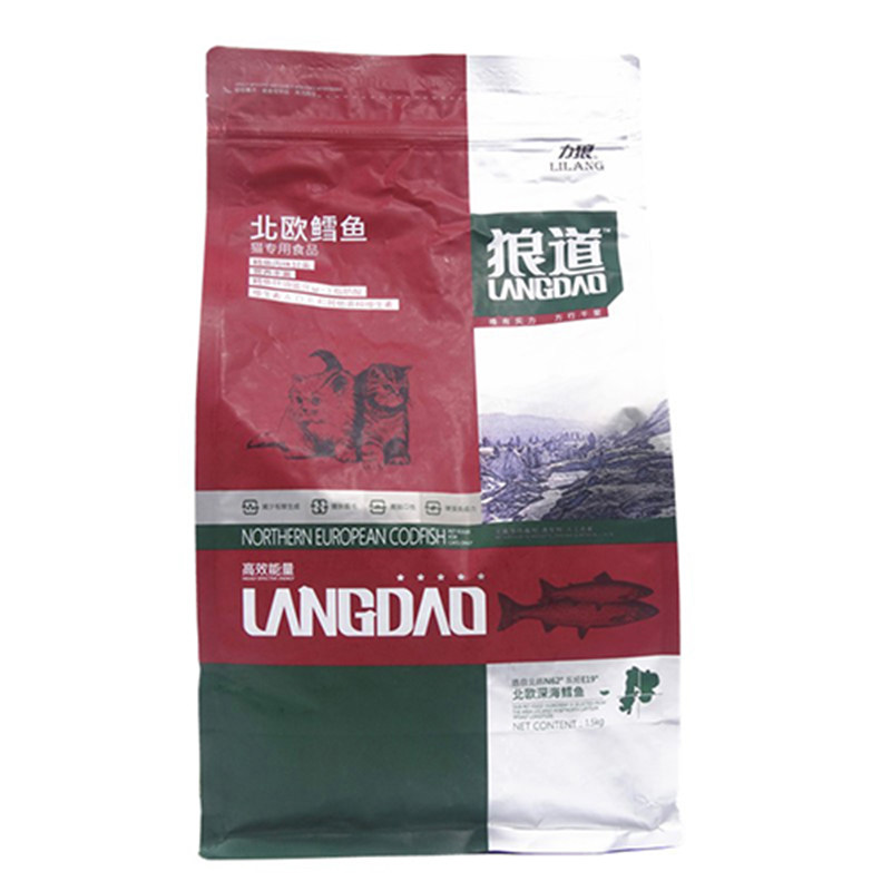 力狼狼道天然粮鳕鱼猫粮通用型全猫全价膨化粮