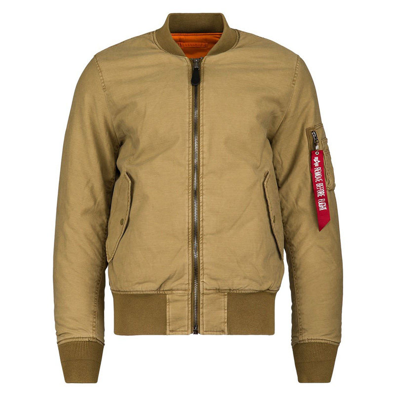阿尔法工业ALPHA男装MA-1 CTN复古迷彩飞行夹克ma1修身飞行服
