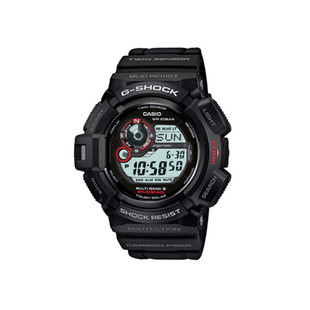 CASIO卡西欧G-SHOCK 太阳能泥人  G-9300-1D红黑 G-9300GB黑金
