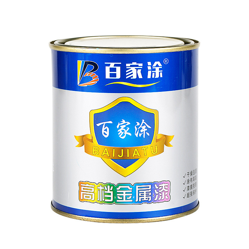 百家涂环氧富锌底漆树脂防锈底漆灰色云铁中间漆醇酸金属防腐油漆