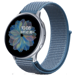 三星手表Galaxy watch active 1/2代表带46/42mm尼龙回环表带3硅胶智能GearS3/S2/Sport男女生防水非原装配件