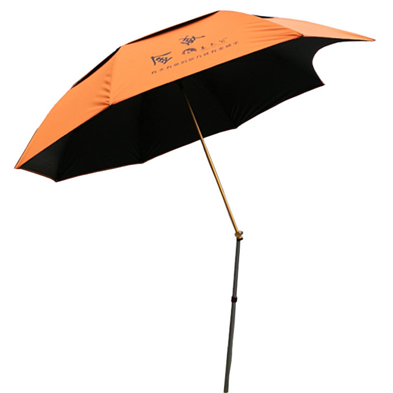 姜太公万向钓鱼伞防雨防晒黑胶