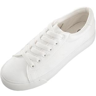 2025新款爆款厚底小白鞋女秋季增高透气皮面松糕百搭学生休闲板鞋